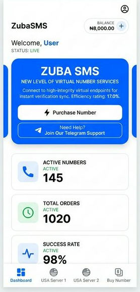 ZubaSMS Android Application UI Mockup