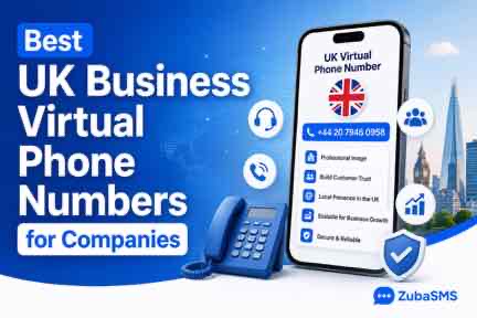 Professional UK business virtual phone number for companies and customer communication.