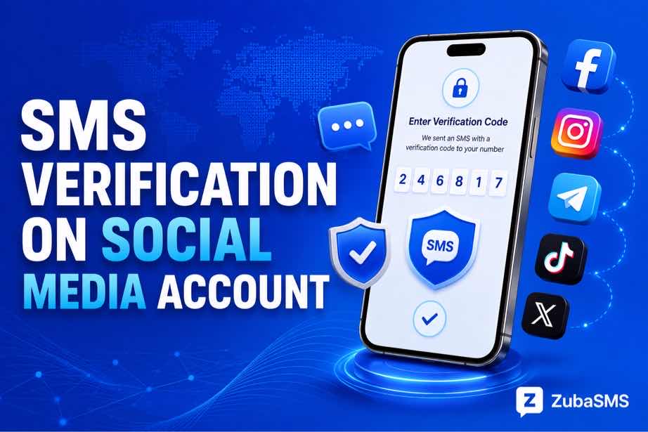 SMS verification for social media accounts